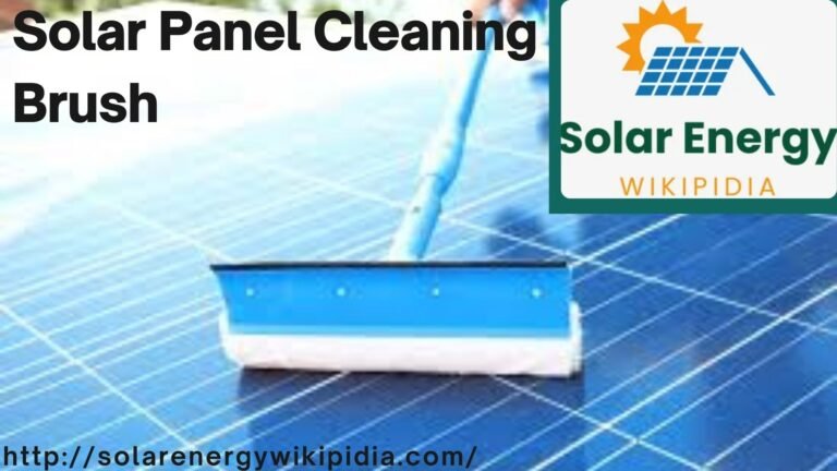 solar panel cleaning brush