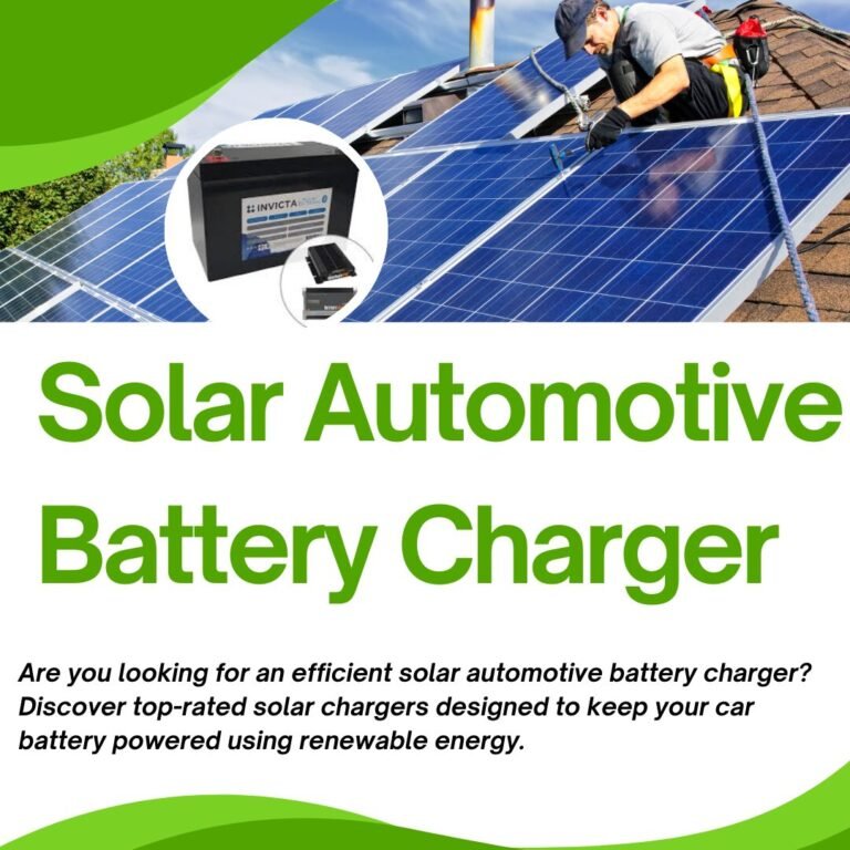 Solar Automotive Battery Charger​ in 2025