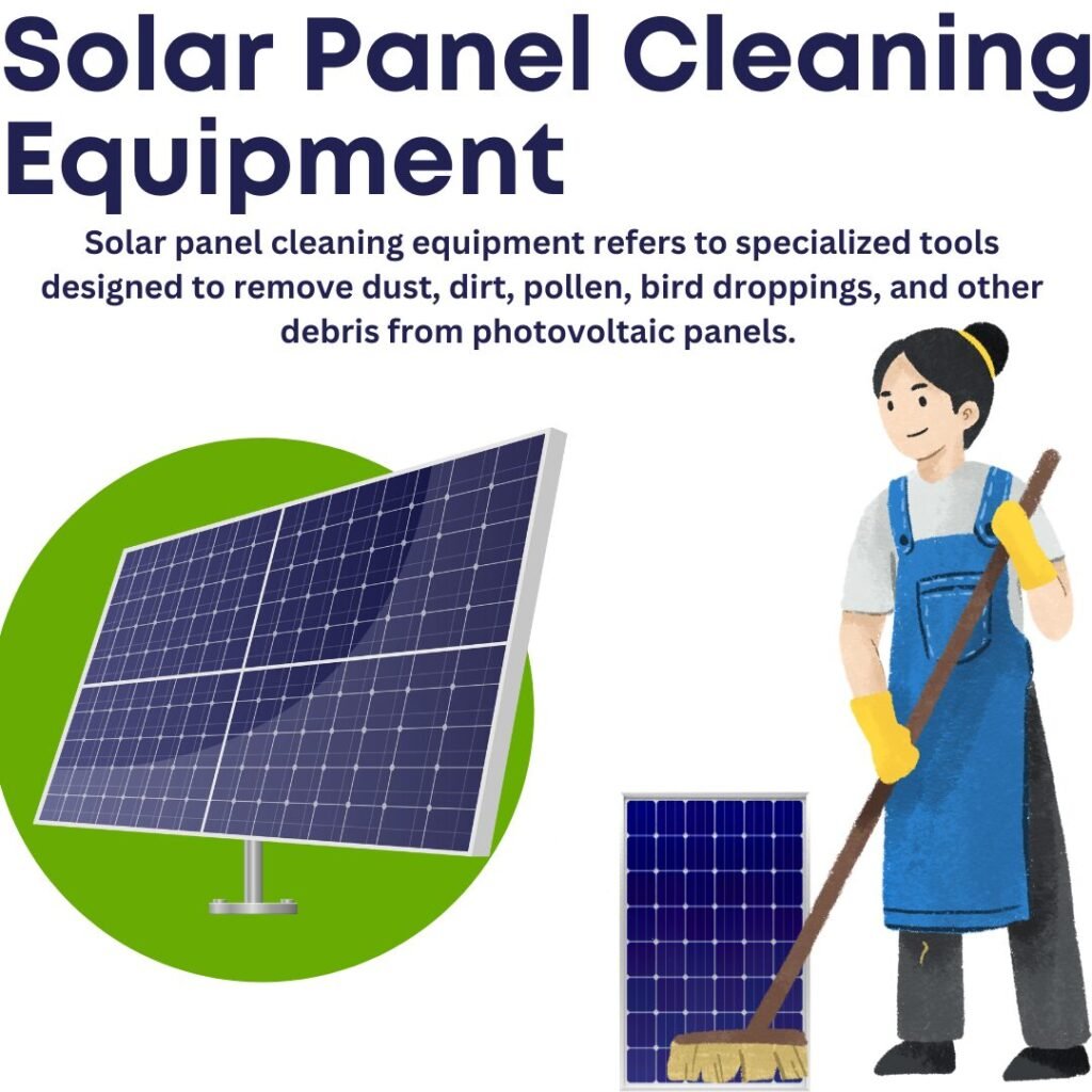 solar panel cleaning equipment