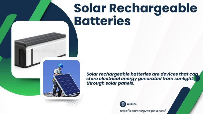 solar rechargeable batteries