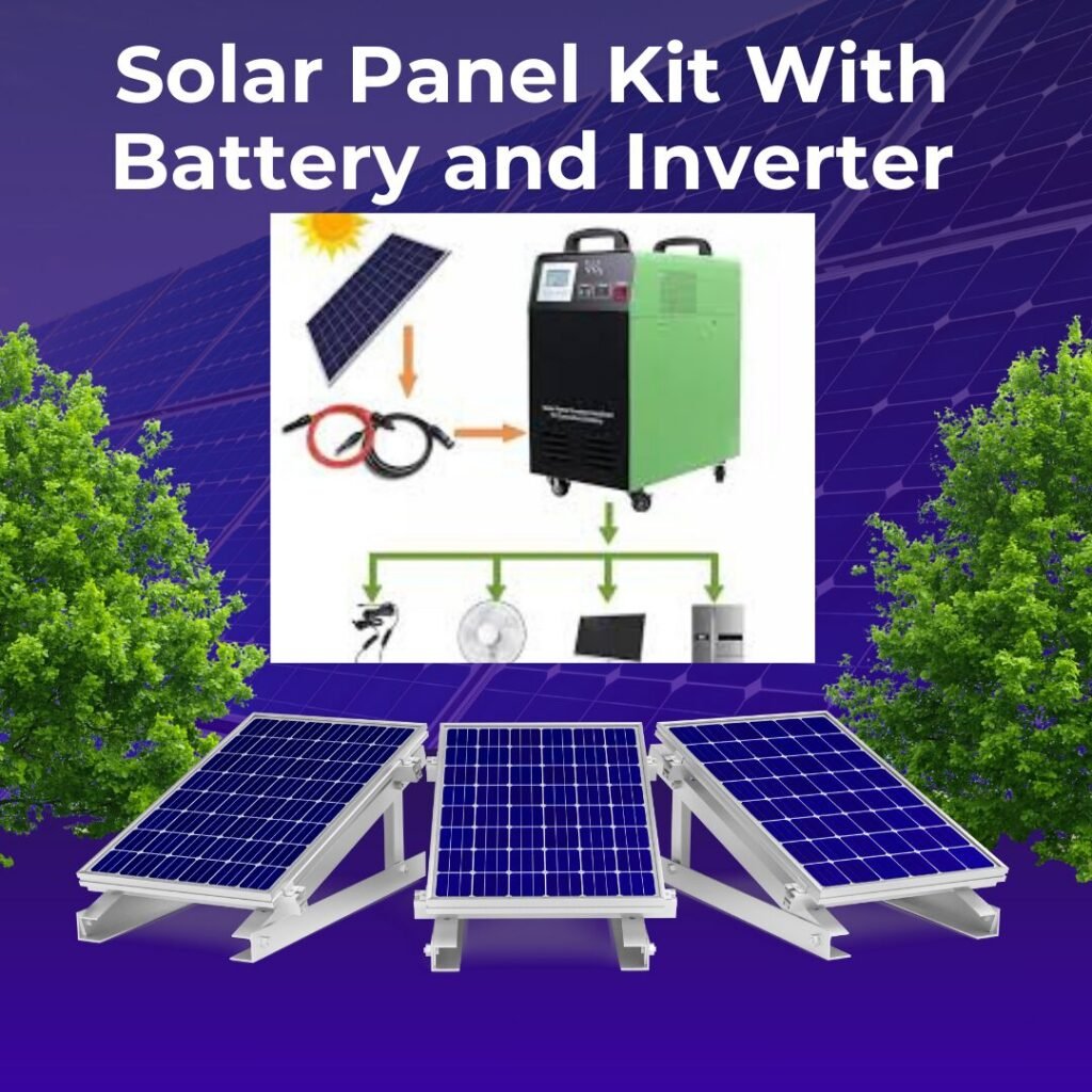 solar panel kit with battery and inverter