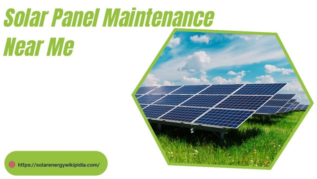 solar panel maintenance near me