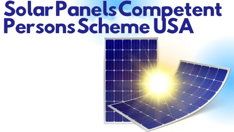 solar panels competent persons scheme USA